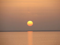 Couché du soleil sur le Lac Nasser